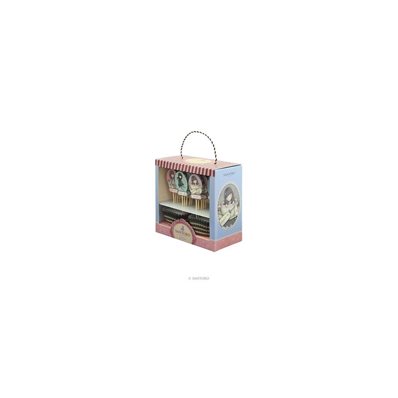 Gorjuss Cupcake Set - Sweet Tea & Sweet Cake